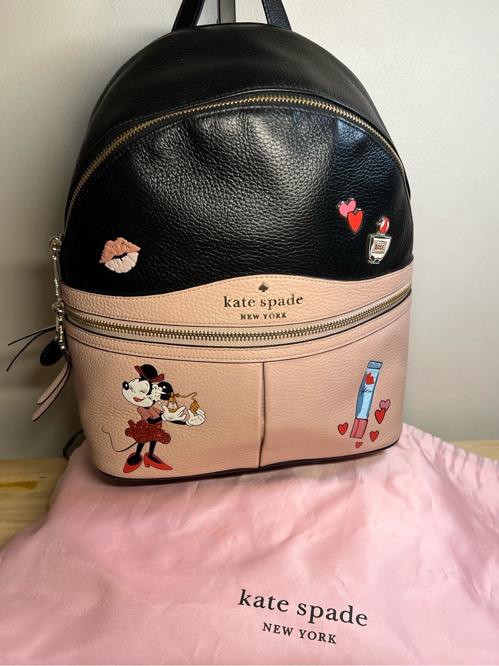 Kate Spade Limited Edition Disney x Minnie Mouse Medium Backpack EUC